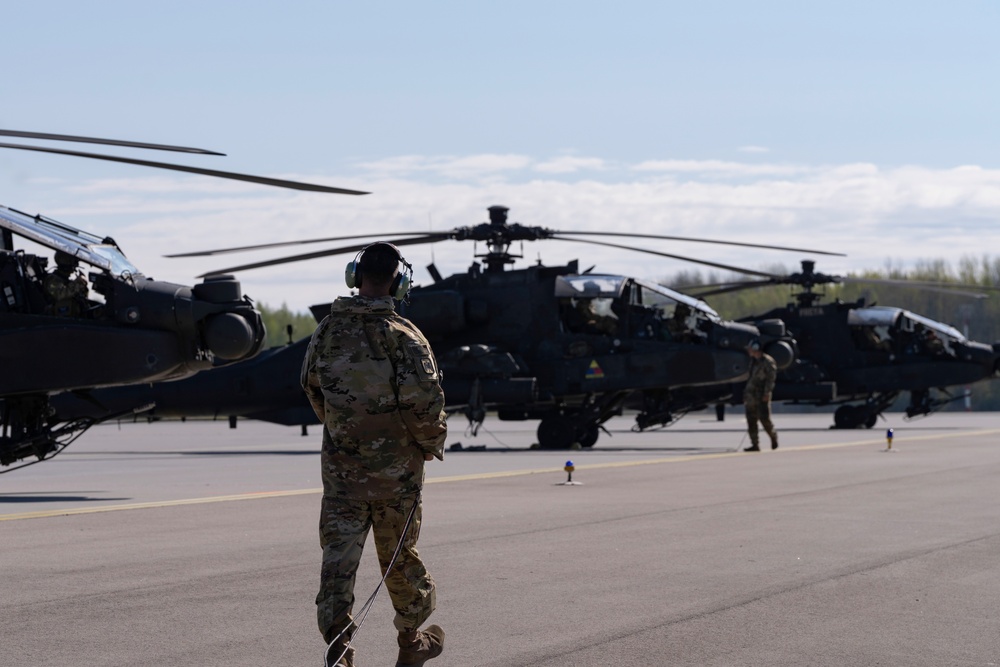 Task Force Iron Showcases Apache Lethality in Latvia