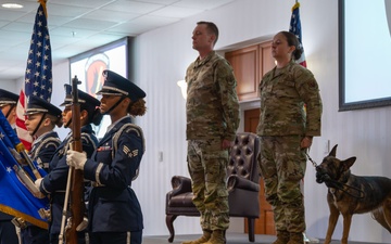 From patrols to playtime: 355th Security Forces Squadron military working dog Layka retires