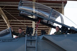 CNGB, Gen. Nordhaus visits 142nd Wing