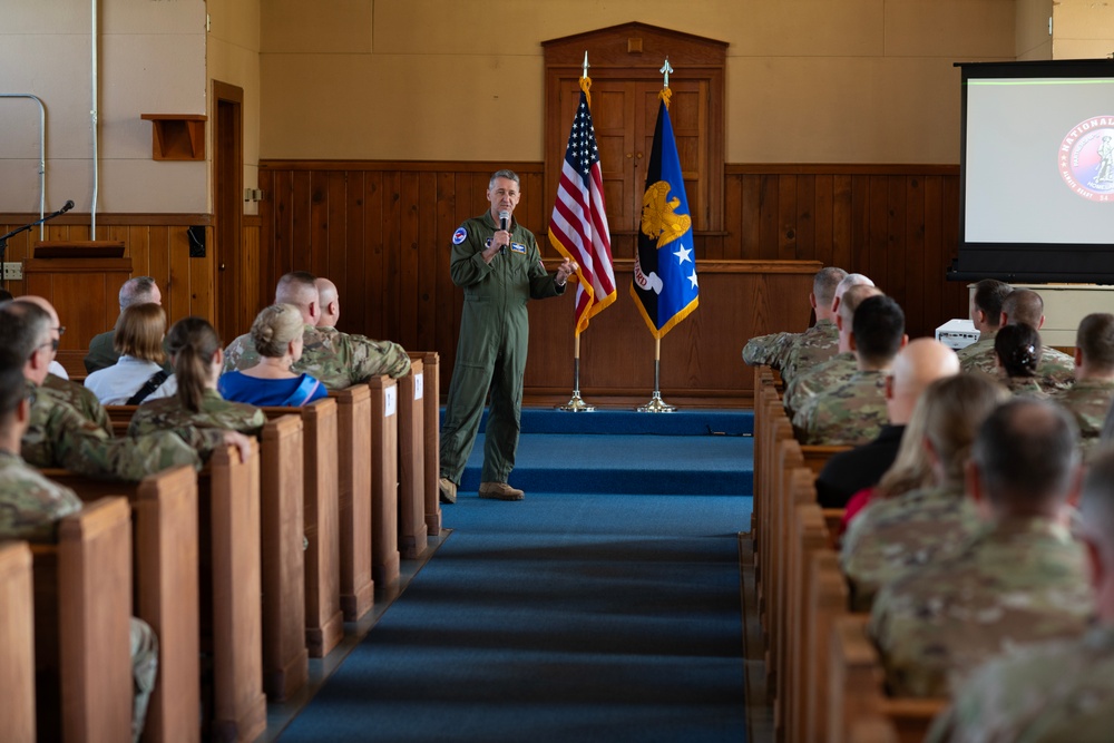 CNGB, Gen. Nordhaus visits 142nd Wing