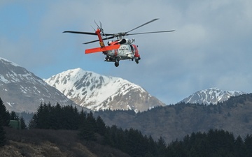 Coast Guard helicopter aircrew participates in joint-branch exercise in Kodiak, Alaska