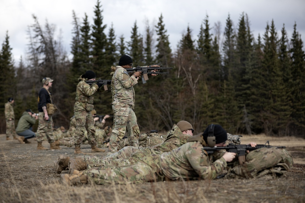 The AKARNG's 207th Multi-Functional Training Regiment conducts Infantry Advanced Leader Course