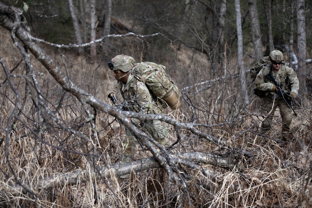 The AKARNG's 207th Multi-Functional Training Regiment conducts Infantry Advanced Leader Course