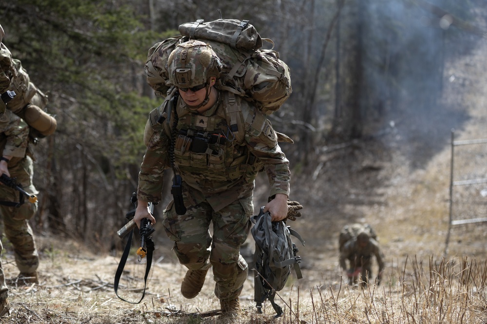 The AKARNG's 207th Multi-Functional Training Regiment conducts Infantry Advanced Leader Course