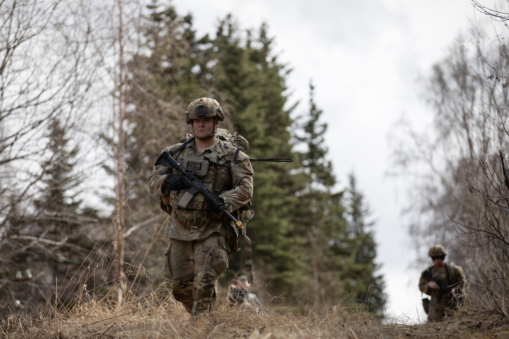 The AKARNG's 207th Multi-Functional Training Regiment conducts Infantry Advanced Leader Course
