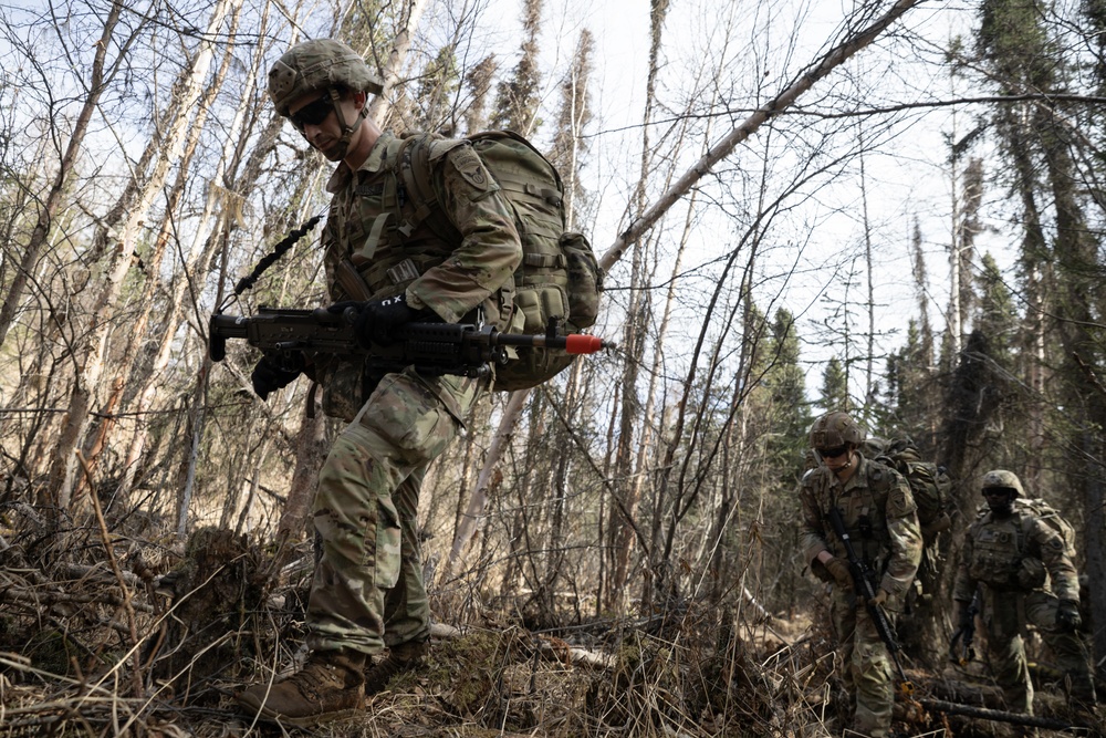 The AKARNG's 207th Multi-Functional Training Regiment conducts Infantry Advanced Leader Course