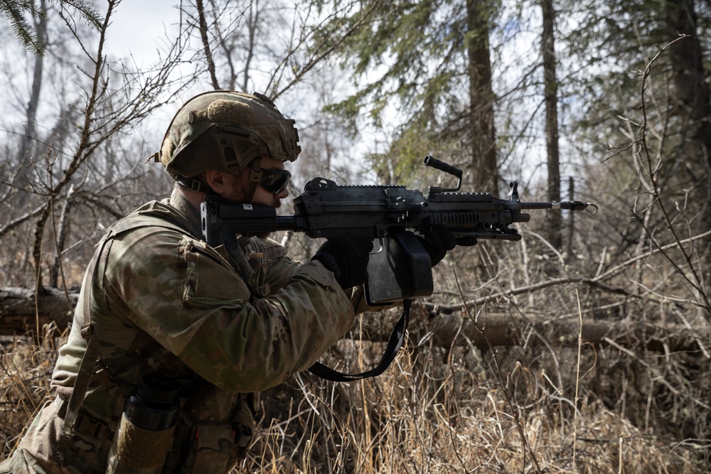 The AKARNG's 207th Multi-Functional Training Regiment conducts Infantry Advanced Leader Course