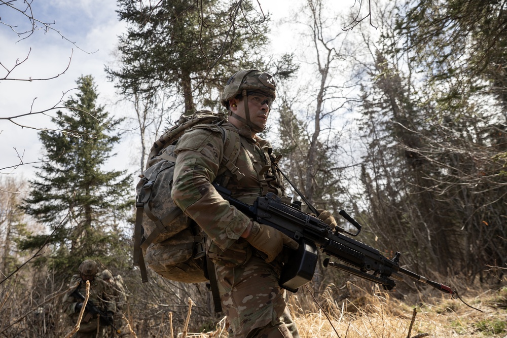 The AKARNG's 207th Multi-Functional Training Regiment conducts Infantry Advanced Leader Course