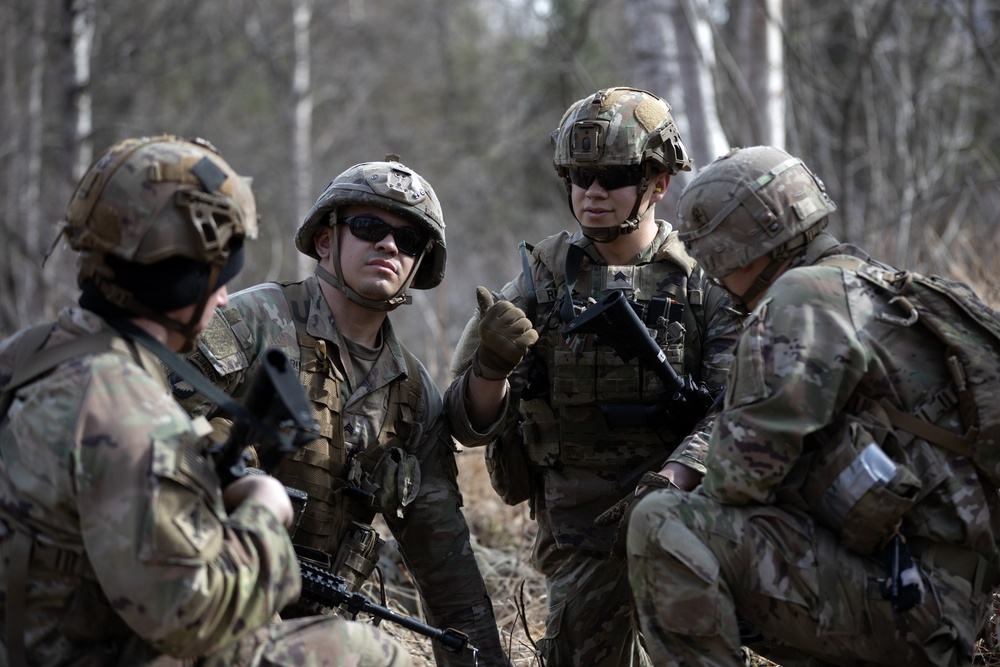 The AKARNG's 207th Multi-Functional Training Regiment conducts Infantry Advanced Leader Course
