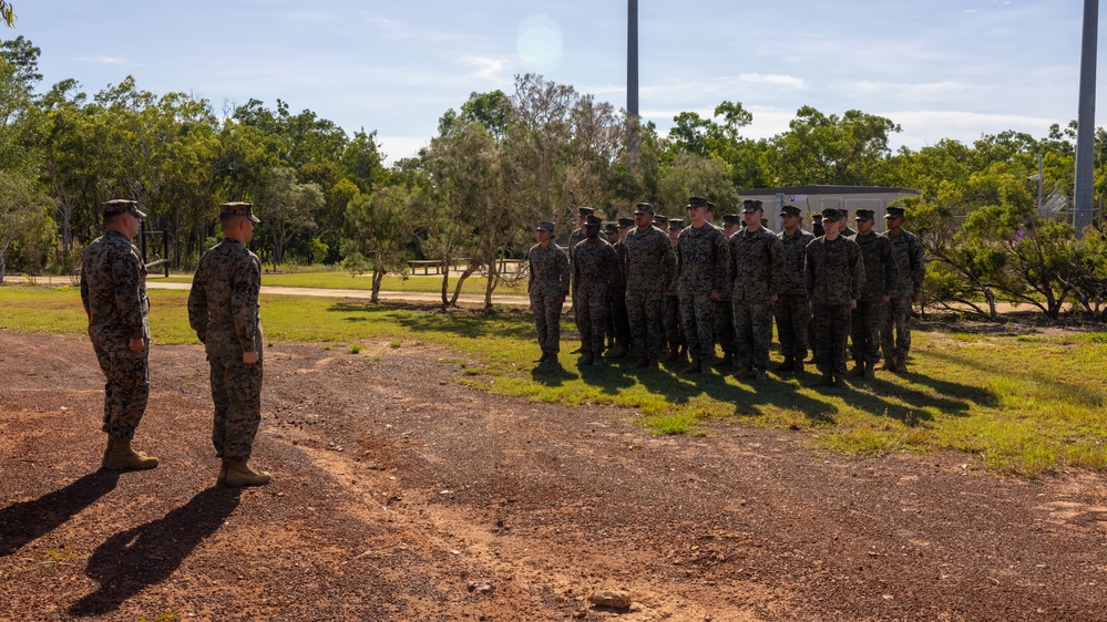 MRF-D 25.3: Marine promotes meritoriously while forward deployed