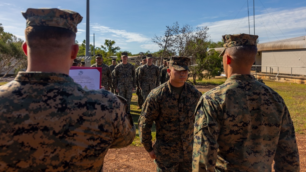 MRF-D 25.3: Marine promotes meritoriously while forward deployed