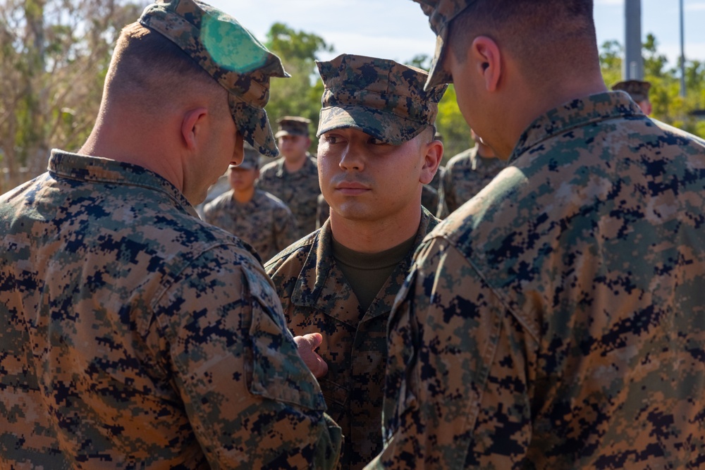 MRF-D 25.3: Marine promotes meritoriously while forward deployed