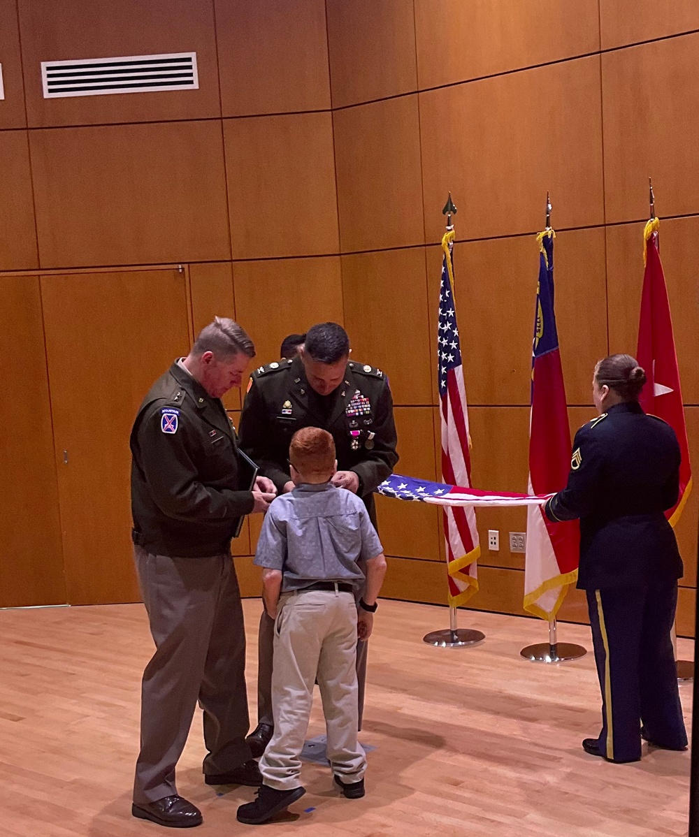 A Retirement, An Enlistment: A Father's Dream Comes True