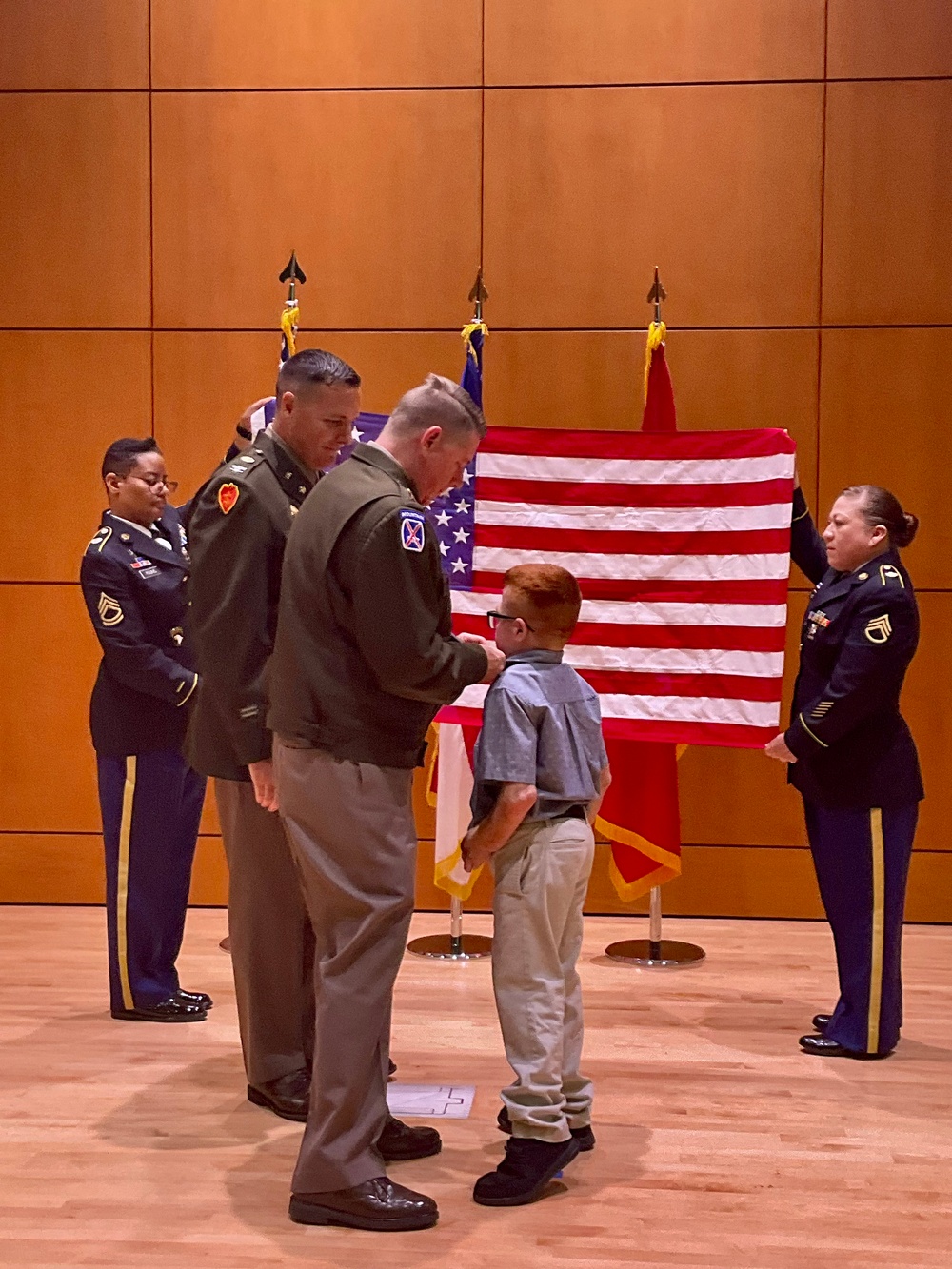 A Retirement, An Enlistment: A Father's Dream Comes True