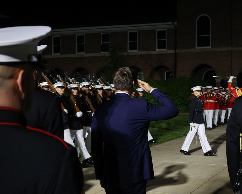 MBW Vice President, Commandant, Friday Evening Parade