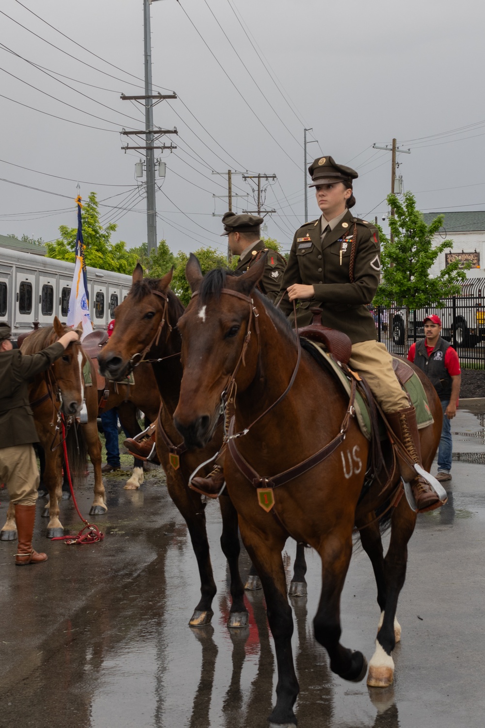 1ID CGMCG Presents the Colors at the Kentucky Derby