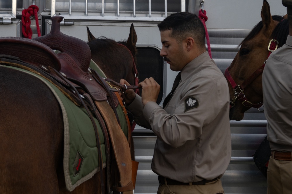 1ID CGMCG Presents the Colors at the Kentucky Derby