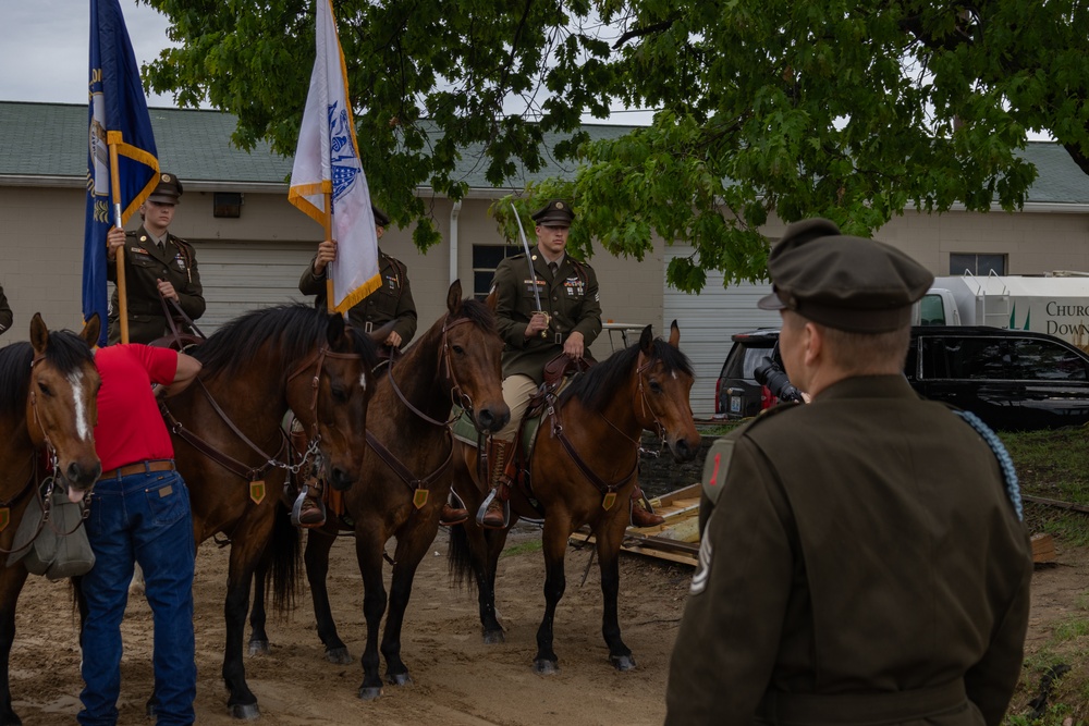 1ID CGMCG Presents the Colors at the Kentucky Derby