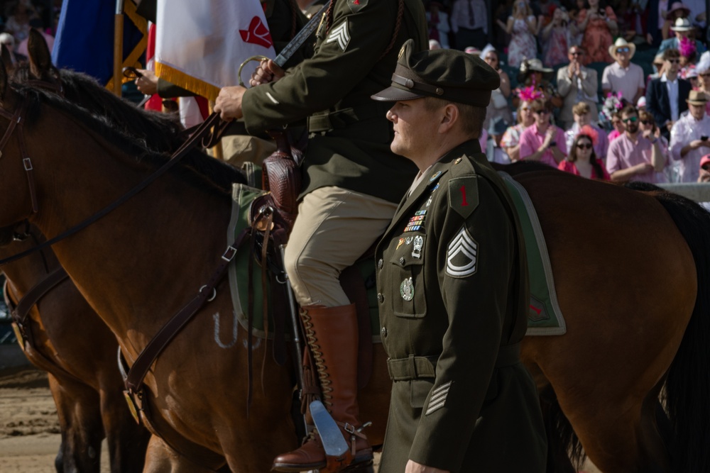 1ID CGMCG Presents the Colors at the Kentucky Derby
