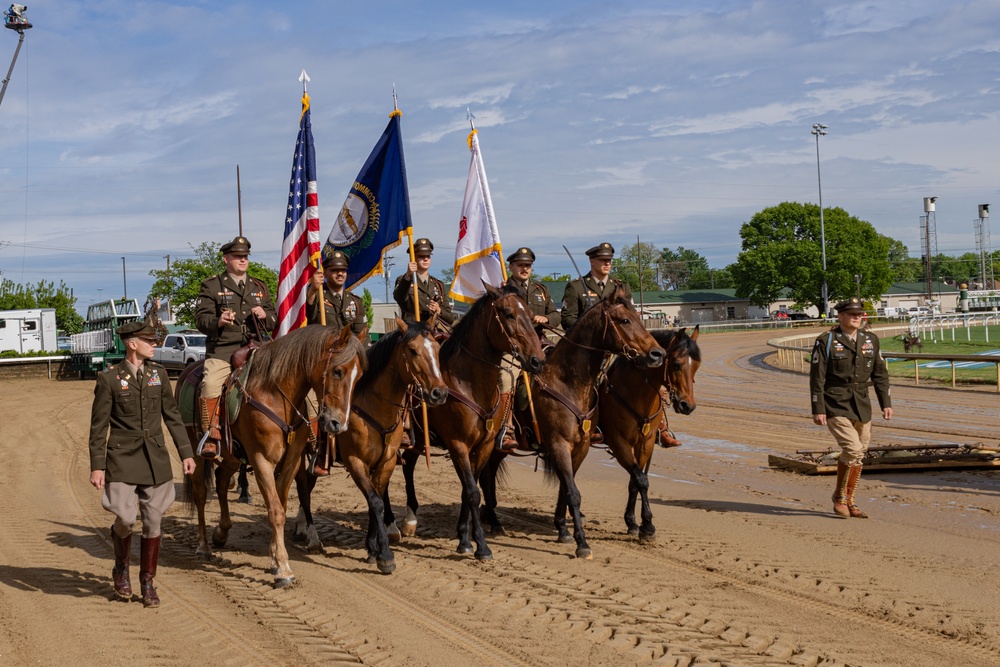 1ID CGMCG Presents the Colors at the Kentucky Derby
