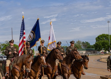 1ID CGMCG Presents the Colors at the Kentucky Derby