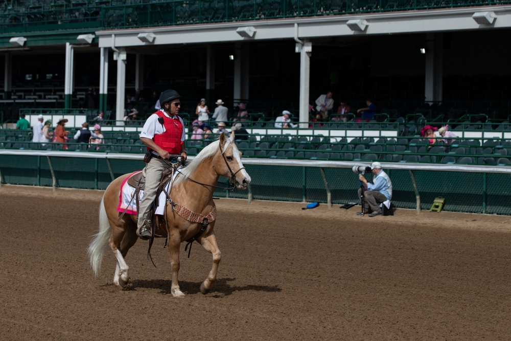 1ID CGMCG Presents the Colors at the Kentucky Derby