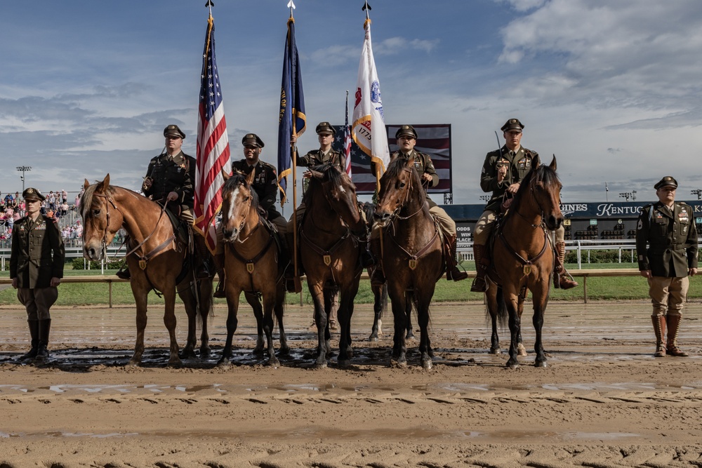 1ID CGMCG Presents the Colors at the Kentucky Derby