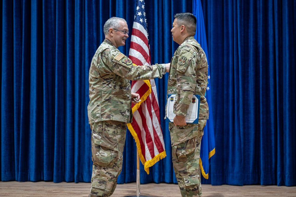 386th EMDS promotion ceremony