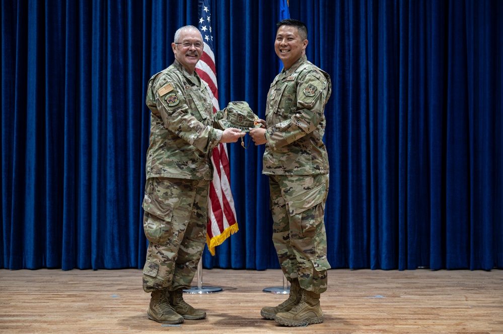 386th EMDS promotion ceremony