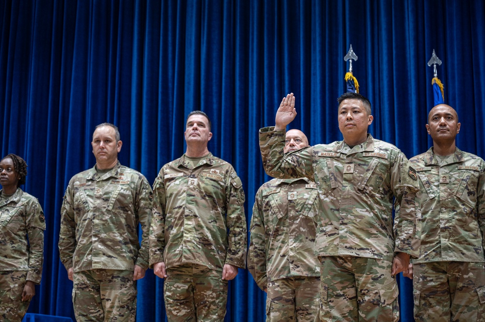 386th EMDS promotion ceremony