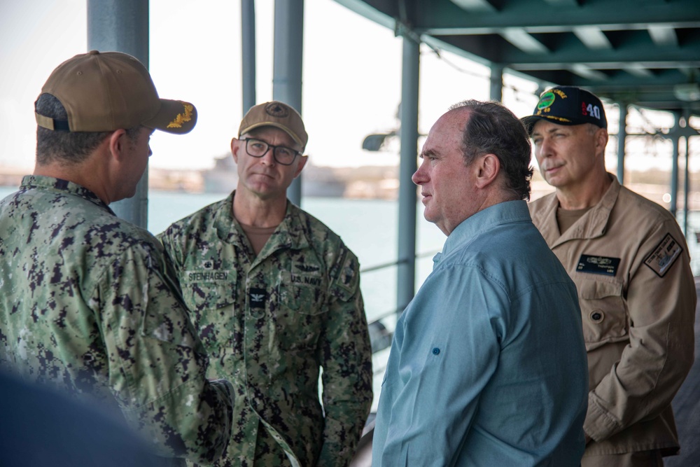Secretary of the Navy visits Guam, underscores warfighting readiness