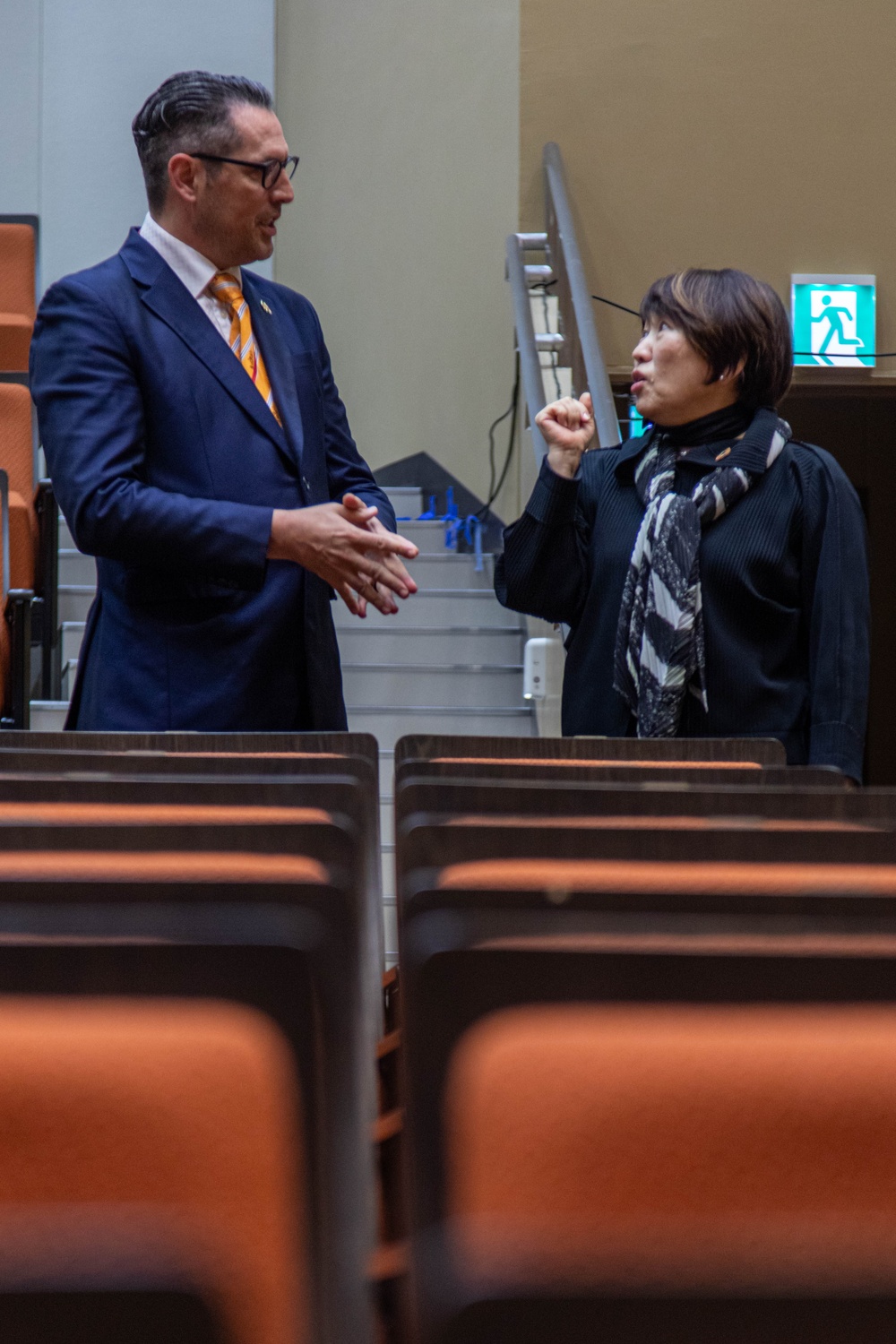 Japanese Education Minister Visits Matthew C. Perry High School