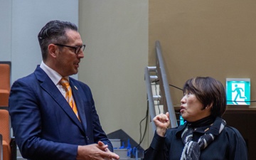 Japanese Education Minister Visits Matthew C. Perry High School