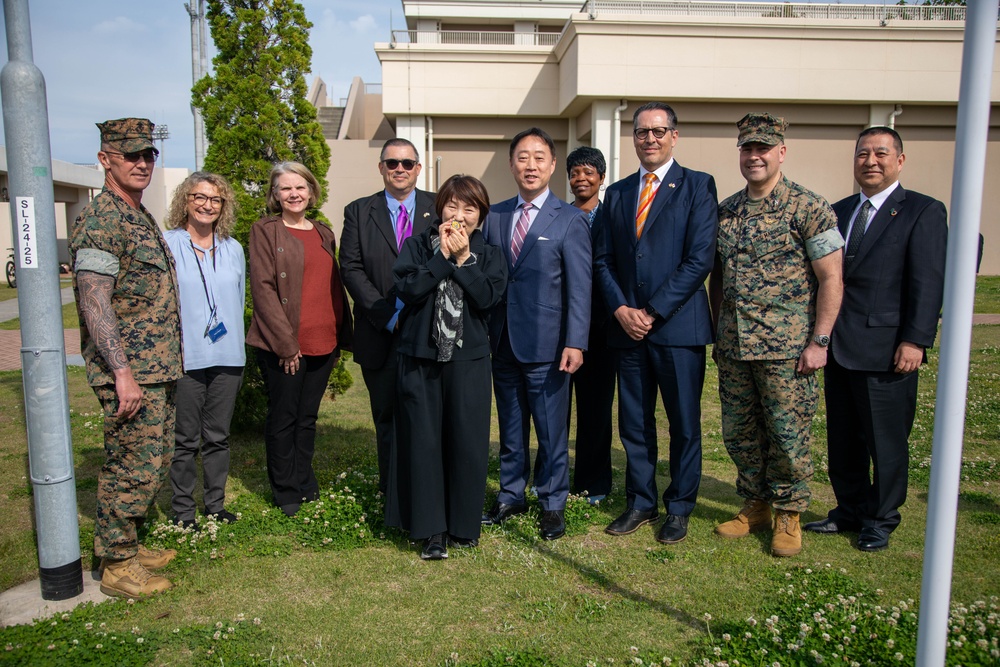 Japanese Education Minister Visits Matthew C. Perry High School