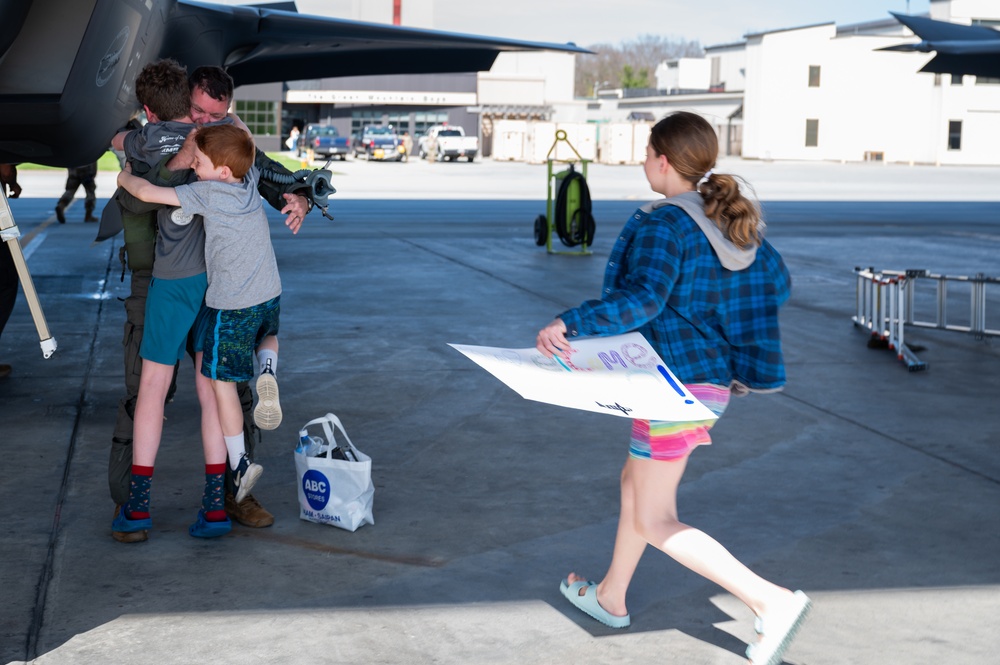 Pilots Reunite With Their Loved Ones
