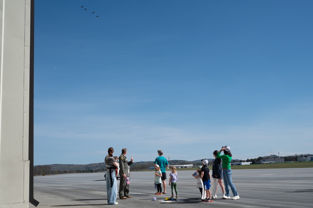 Pilots Reunite With Their Loved Ones