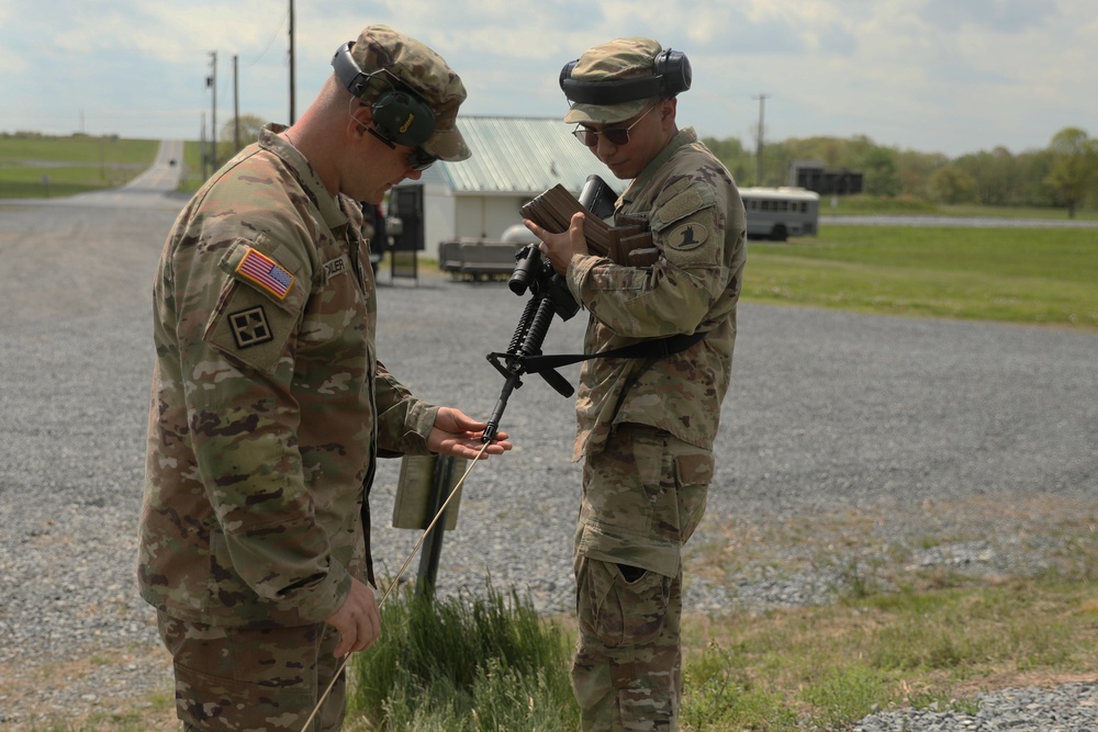 262nd CICO weapon qualification