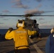 Flight operations aboard USS Harpers Ferry