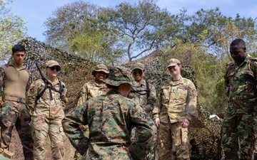 U.S. Navy Hospital Corpsman instructs TCCC course to combined forces at TRADEWINDS 25