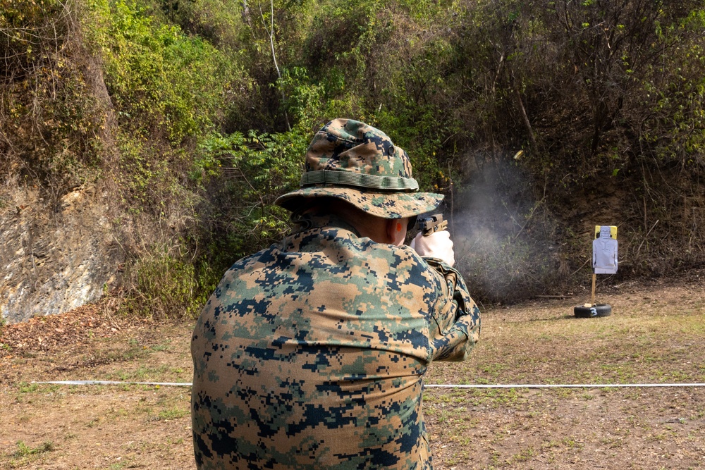 U.S. Marines conduct combined small arms live-fire range at TRADEWINDS 25