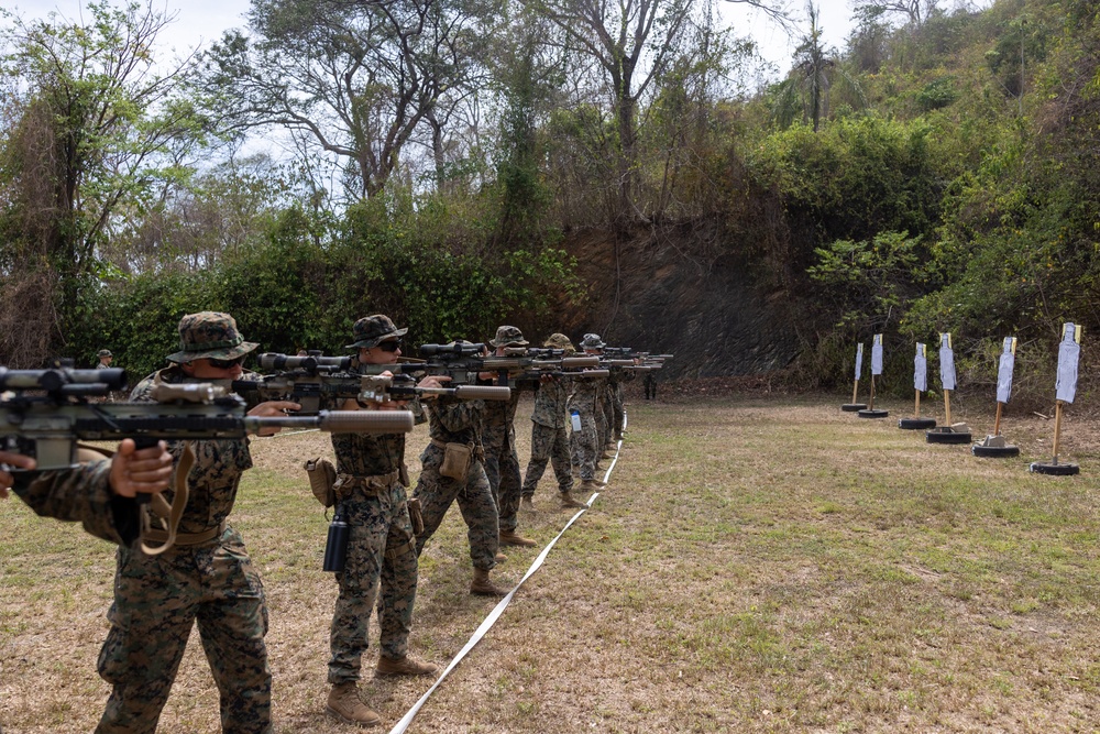 U.S. Marines conduct combined small arms live-fire range at TRADEWINDS 25