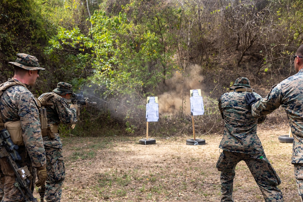 U.S. Marines conduct combined small arms live-fire range at TRADEWINDS 25