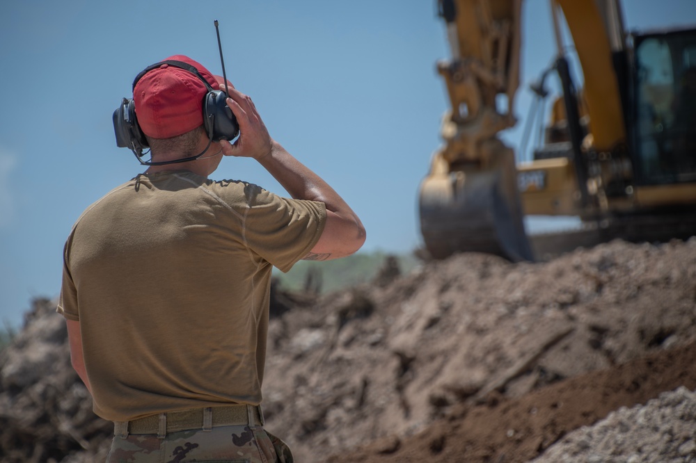 The 200TH RED HORSE Squadron supports PACAF by relocating resilient infrastructure