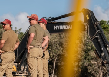 The 200TH RED HORSE Squadron supports PACAF by relocating resilient infrastructure