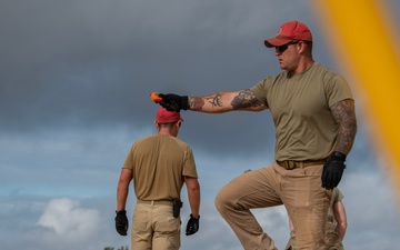 The 200TH RED HORSE Squadron supports PACAF by relocating resilient infrastructure