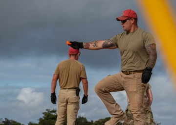 The 200TH RED HORSE Squadron supports PACAF by relocating resilient infrastructure