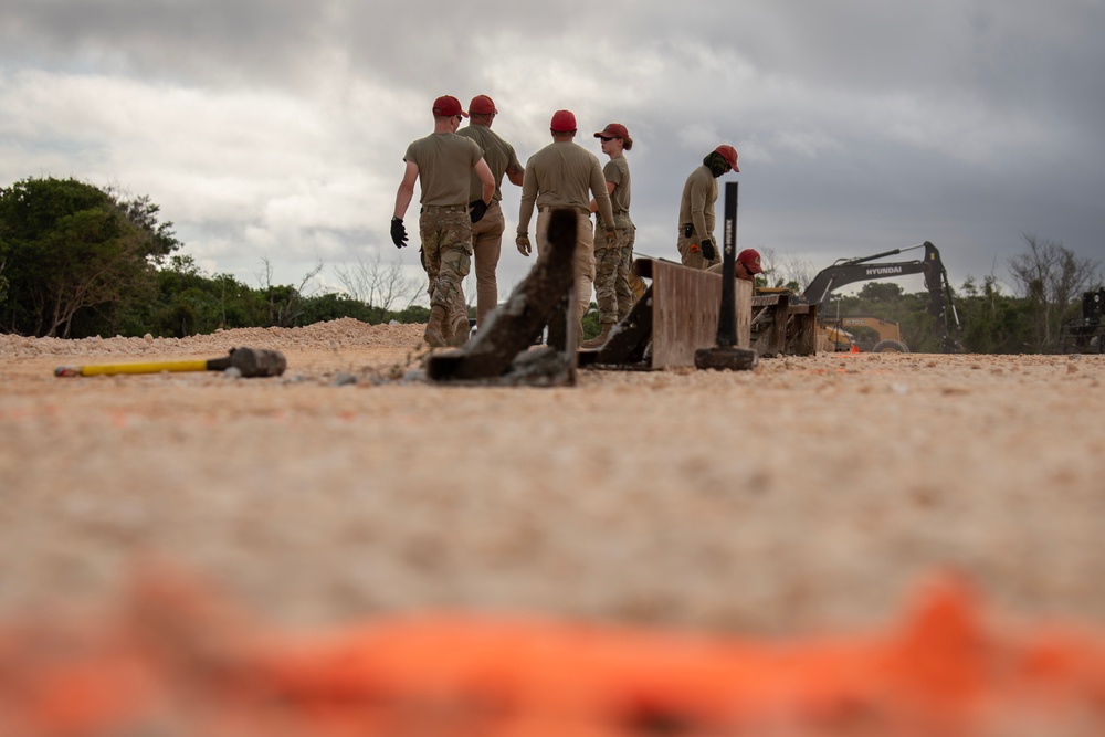 The 200TH RED HORSE Squadron supports PACAF by relocating resilient infrastructure