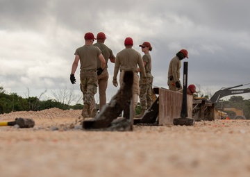 The 200TH RED HORSE Squadron supports PACAF by relocating resilient infrastructure