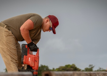 The 200TH RED HORSE Squadron supports PACAF by relocating resilient infrastructure