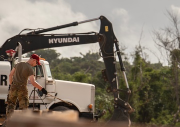 The 200TH RED HORSE Squadron supports PACAF by relocating resilient infrastructure
